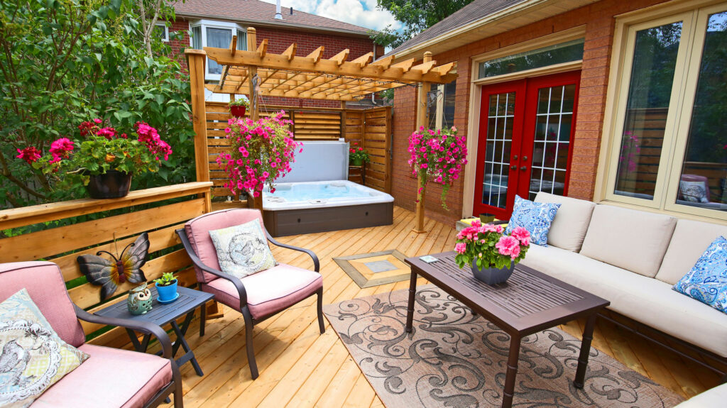 Hot tub shelter ideas